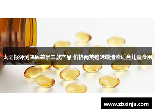 太阳报评测凯恩薯条三款产品 价格两英镑味道清淡适合儿童食用