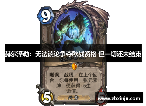 赫尔泽勒：无法谈论争夺欧战资格 但一切还未结束